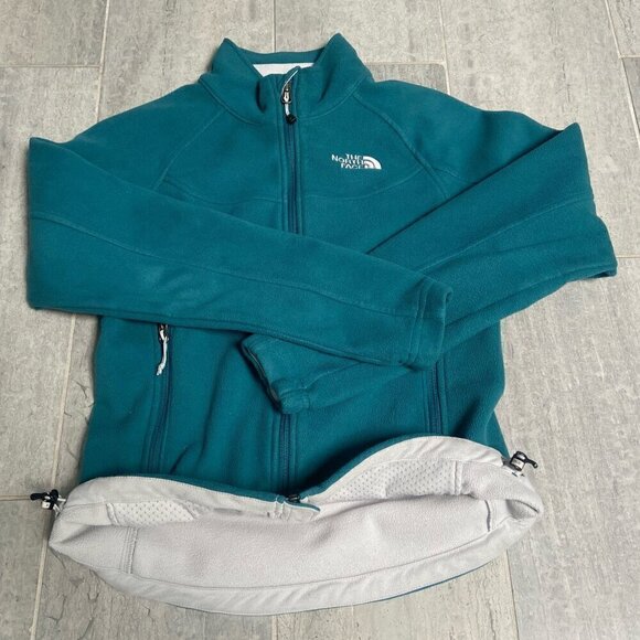 The North Face Windwall Fleece Jacket Turquoise Size Small - Picture 7 of 12